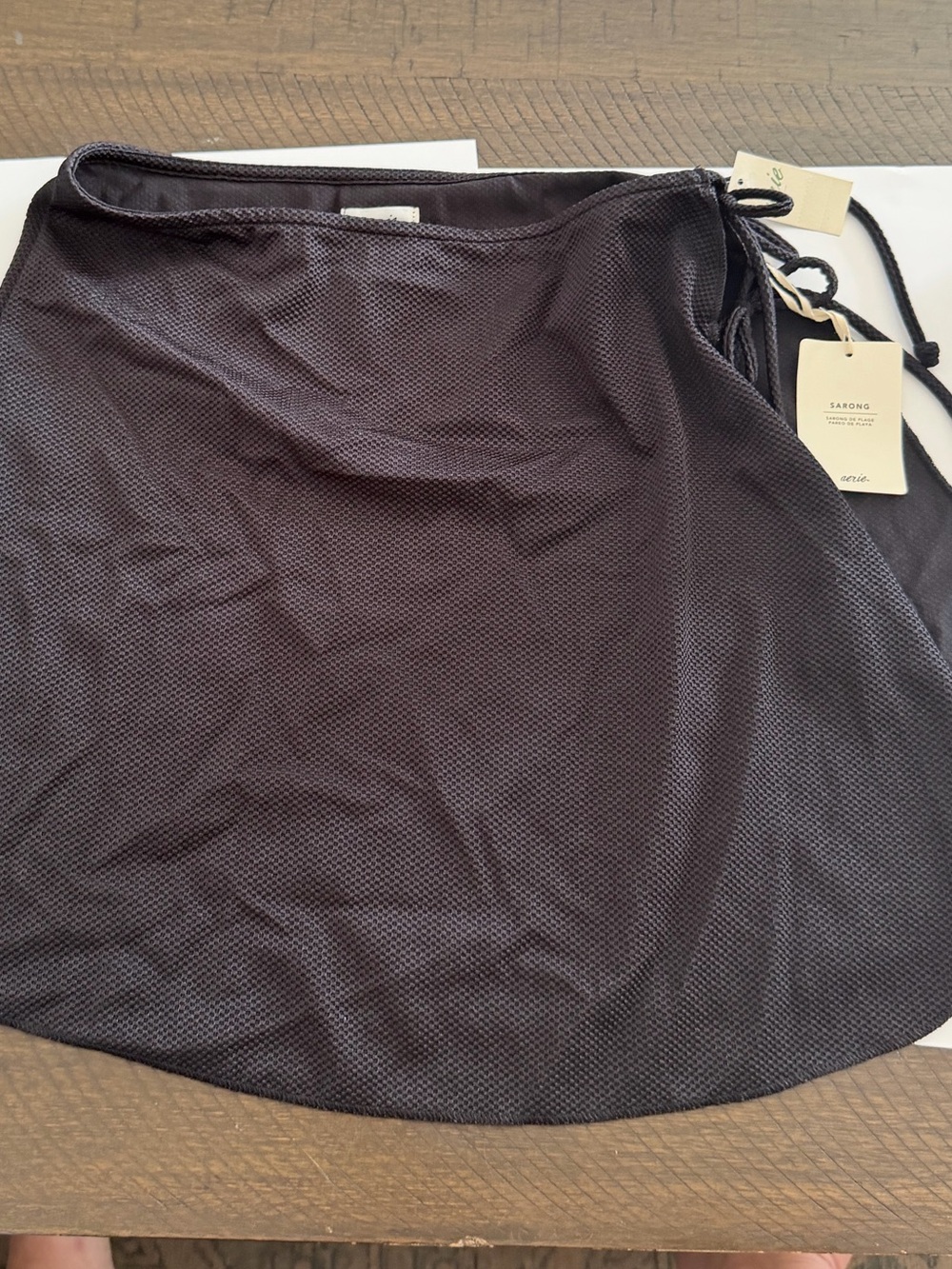 🖤 Aerie Black Sarong Swim Cover-Up - NWT